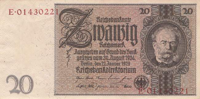 20 Mark 1929 ro.174c E